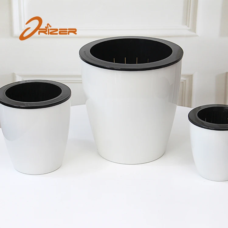 New arrival product self watering plant flower pot for indoor pot for flower plant