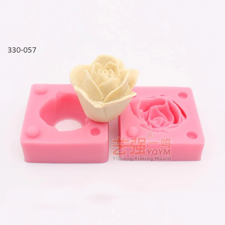 Baking Accessories 3d Mould Fondant Cake Decoration Food Grade Silicone Rose Flower Cake Molds