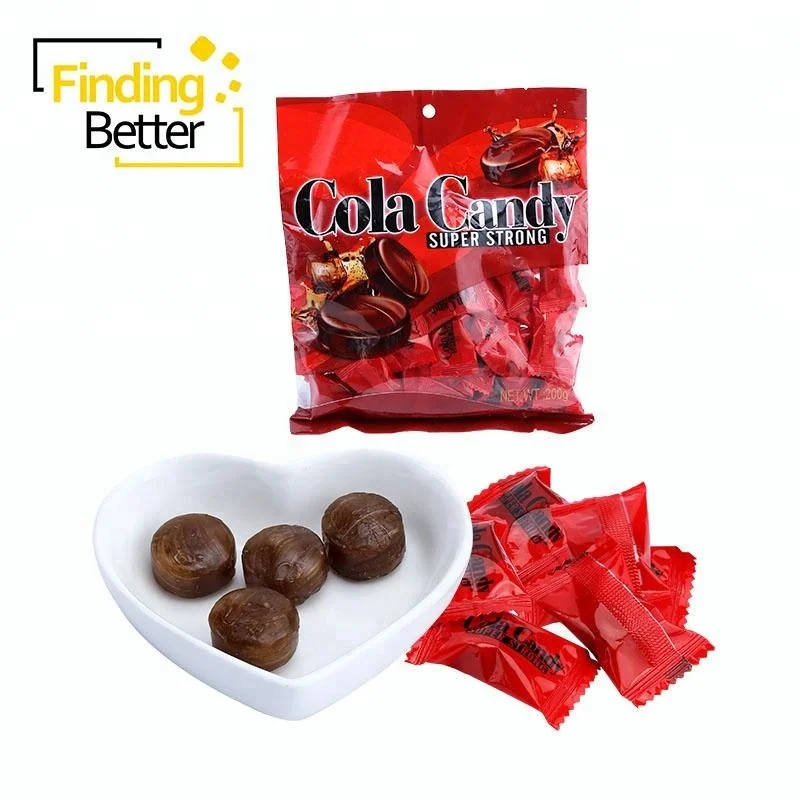 Brazil Best Soda Candy Coca Round Balls Candy Hard Boiled Sugar Cola Candy