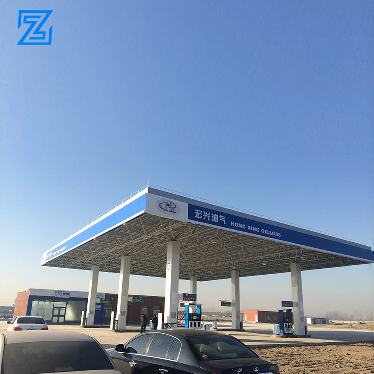 Fuel dispensing equipment petrol station steel structure signboard petrol stations