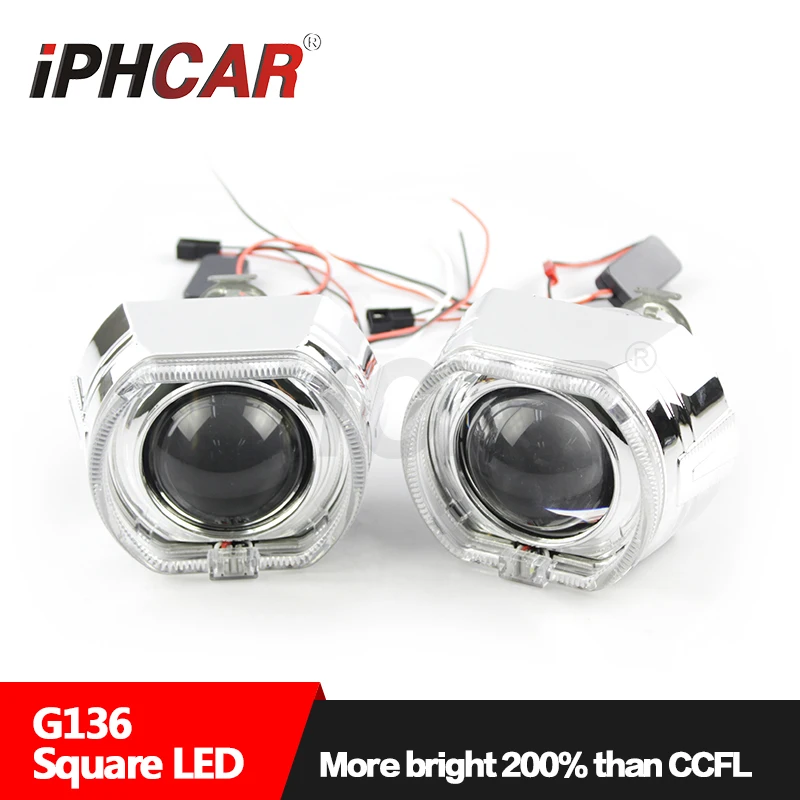 IPHCAR Super Version 12V 35W 6000K H7 H11 H4 Hid Xenon Kit Bi Xenon Projector Lens