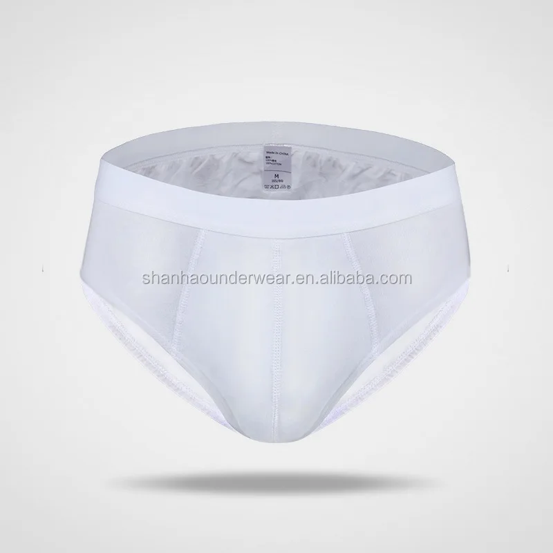 Plain cotton briefs sexy mens erotic underwear tight panties
