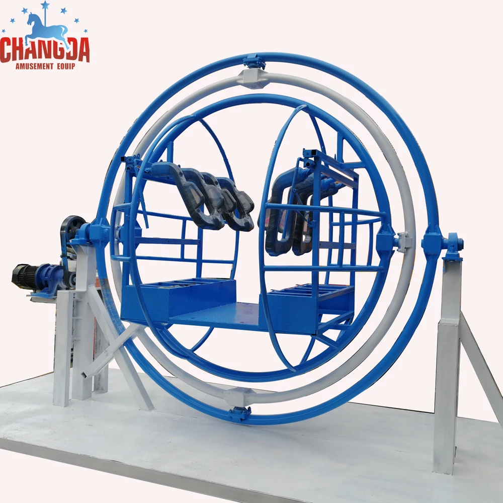 
3D space ring,human gyroscope,Amusement park game machine 