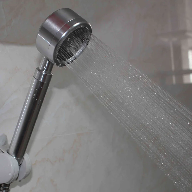 
Aluminium alloy high pressure washable water saving shower head 