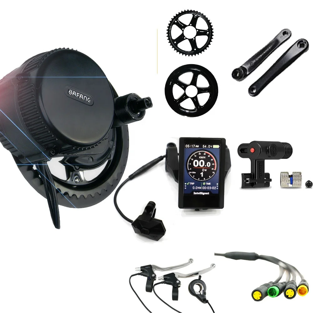 Color screen ! bafang bbs01b 36v 250w newest version electric bike motor mid drive kit