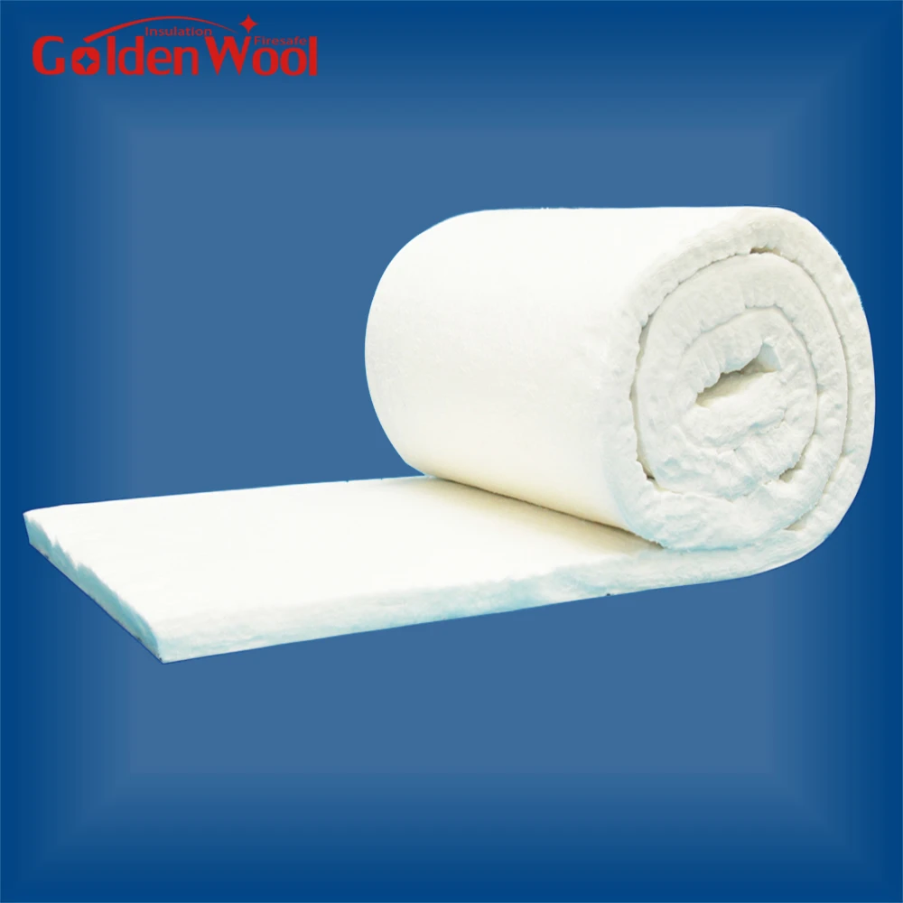 density 128 kg/m3 1430 zirconium ceramic fiber insulation blanket for furnace