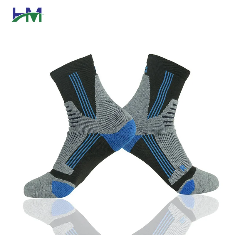 HM-A006 термальные мягкие топы, самые удобные мягкие спортивные носки для тренировок ног, махровые спортивные носки