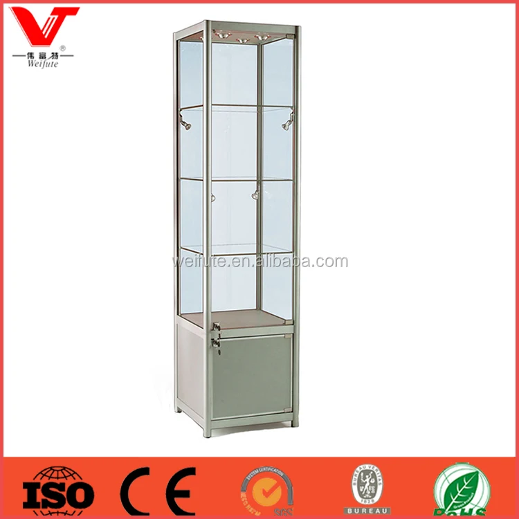 
With tempered glass Glass display showcase counter,glass display for watch 