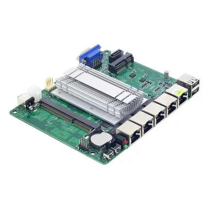 XCY 4 LAN GigE RJ45 брандмауэр Intel Celeron J1900 J1800 LGA 1023 безвентиляторный ITX материнская плата