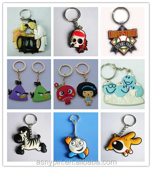 
Double-sided 3D gas cylinder bottle soft pvc keyring gas tank keychain 