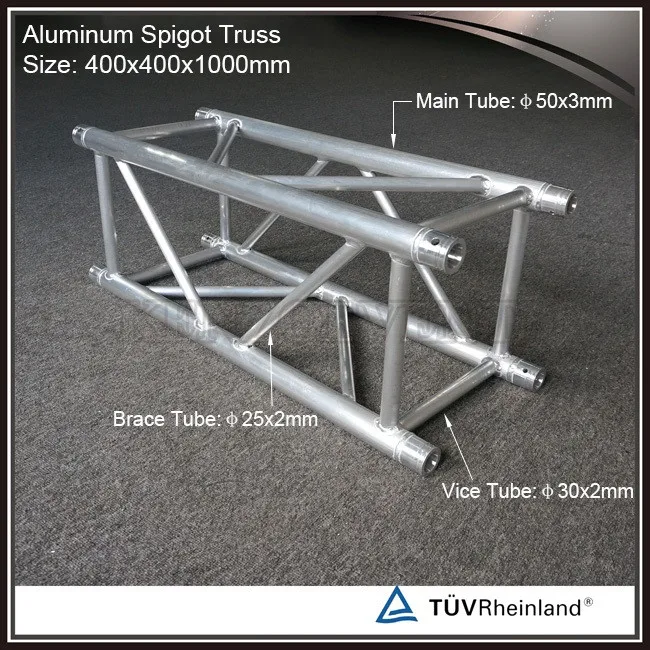 Truss Beam 400mm Spigot Truss Pillar 400mm 290mm With Lift Tower