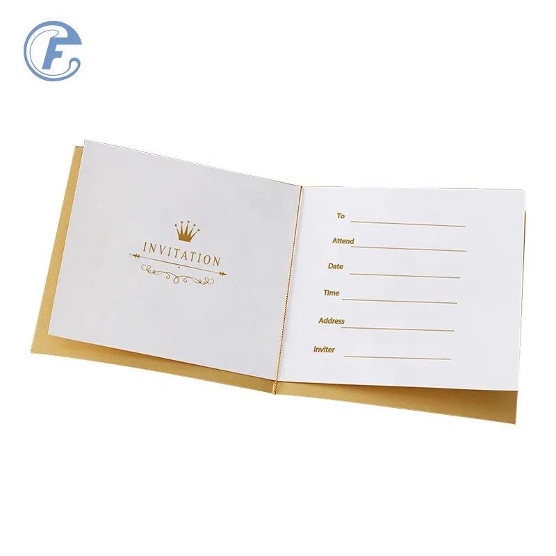Бумажная открытка на заказ, подарок, поздравительные письма, поставщик, низкая цена, для вечеринки, пригласительной открытки, конверт, Свадебное приглашение