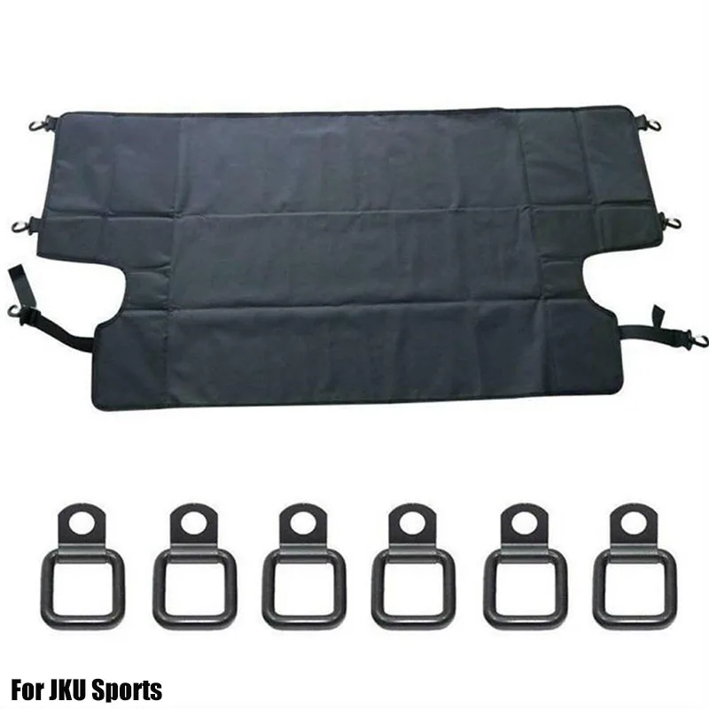 
Rear Trunk Cargo Cover Lite Shield for Wrangler JKU Sports Rubicon SaharaTonneau Cover 