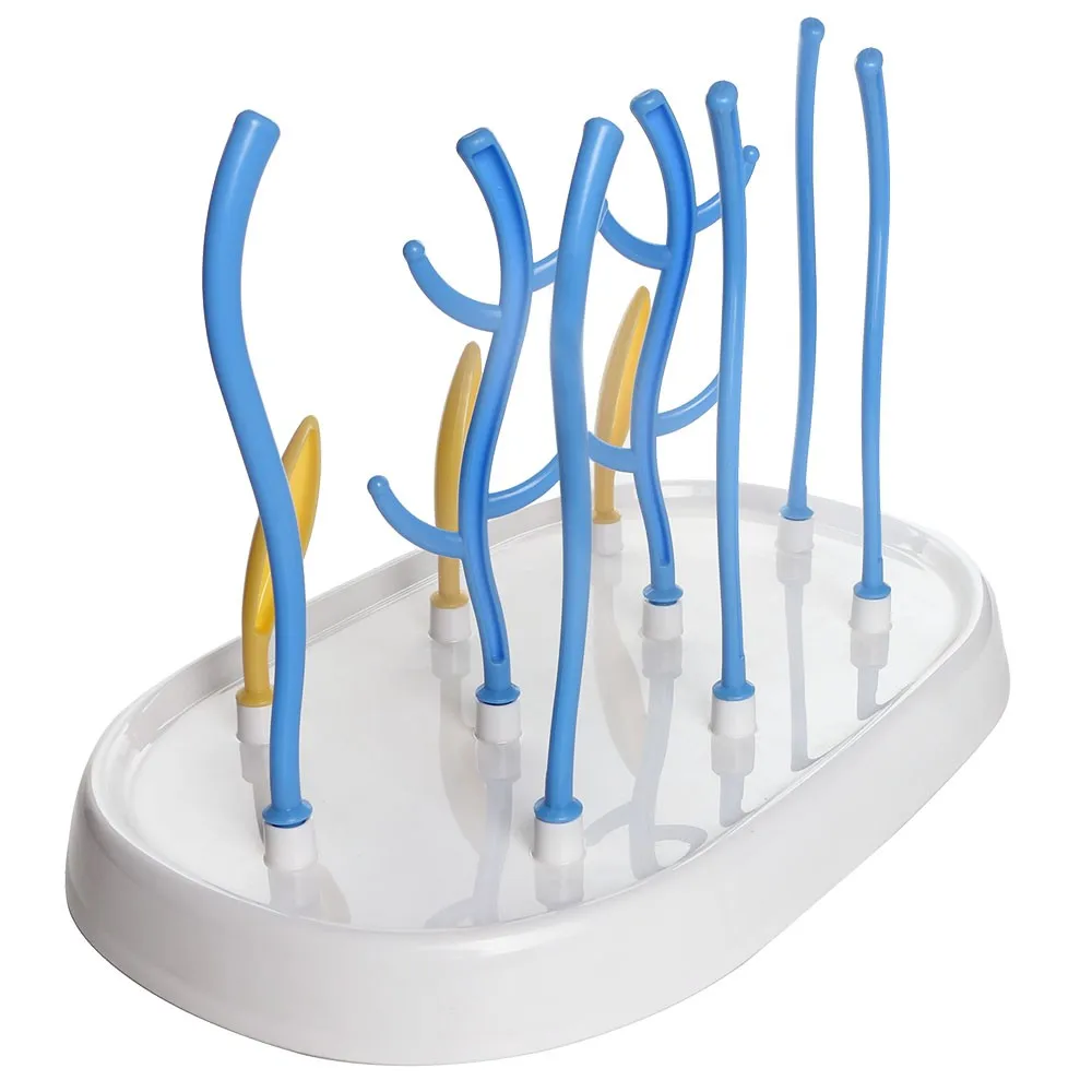 Baby Product Wholesale PP Baby Bottle Holder Baby Bottle Dry Rack with Cover