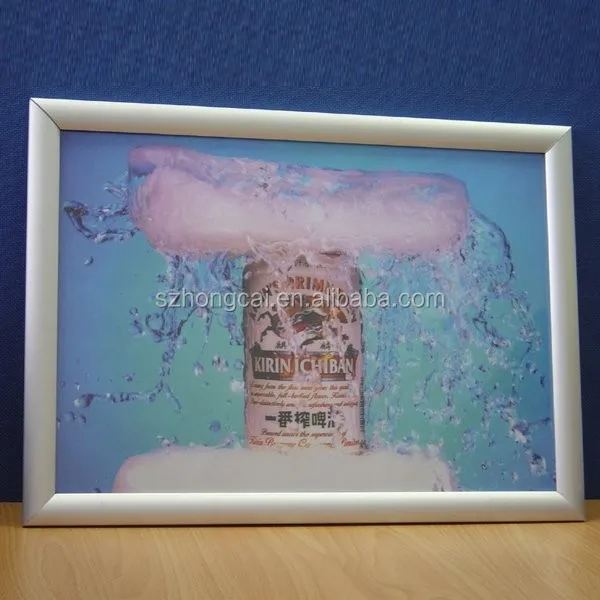 High Quality  Photo Metal 21aluminum White Frames Moving Picture Aluminum Alloy Picture Frame Lines Frame Creation