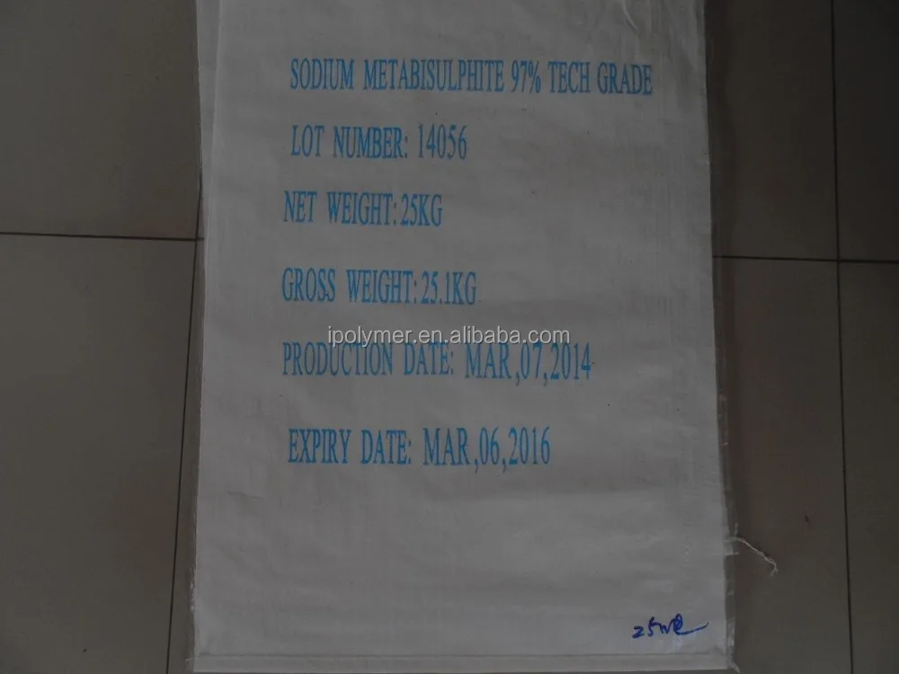 SMBS -Sodium Meta Bisulphite / Sodium Metabisulphite Food/Industrail grade