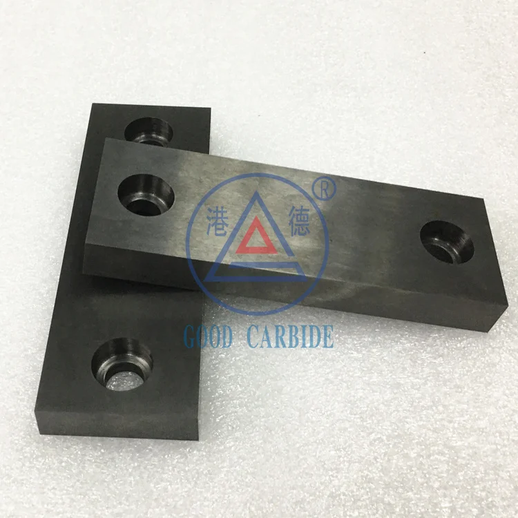 customized preform tungsten carbide cutting knives: tobacco knives / razor / slotted blades