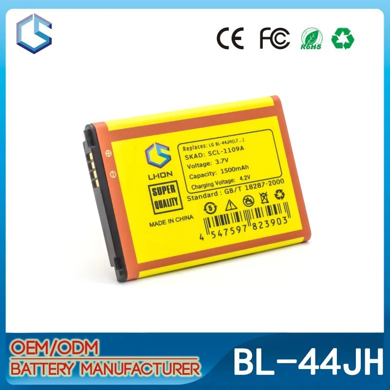 Guangzhou BL-44JH original long life battery for LG mobile phones