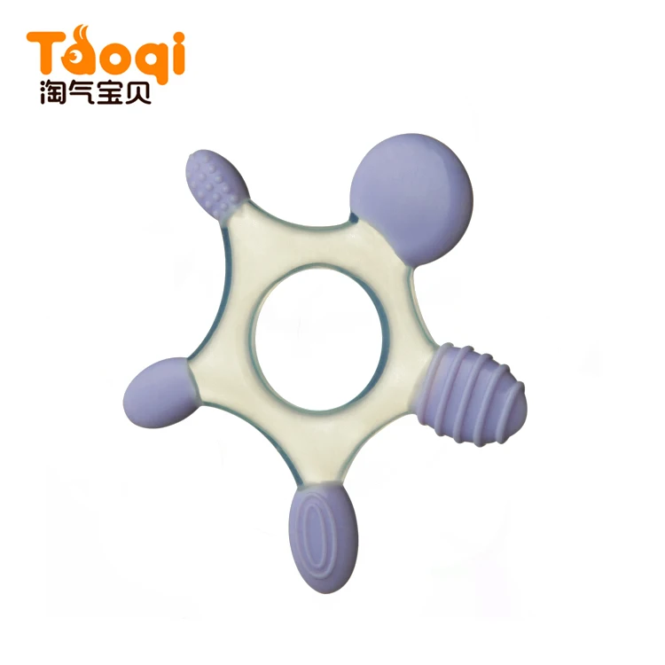 
Best Selling Organic Animal Shaped Adult Silicone Teether 