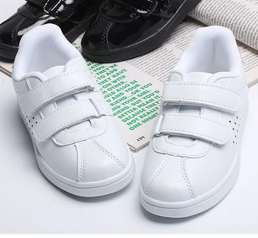 No Brand simple skateboard kids school shoes black Sport Shoes