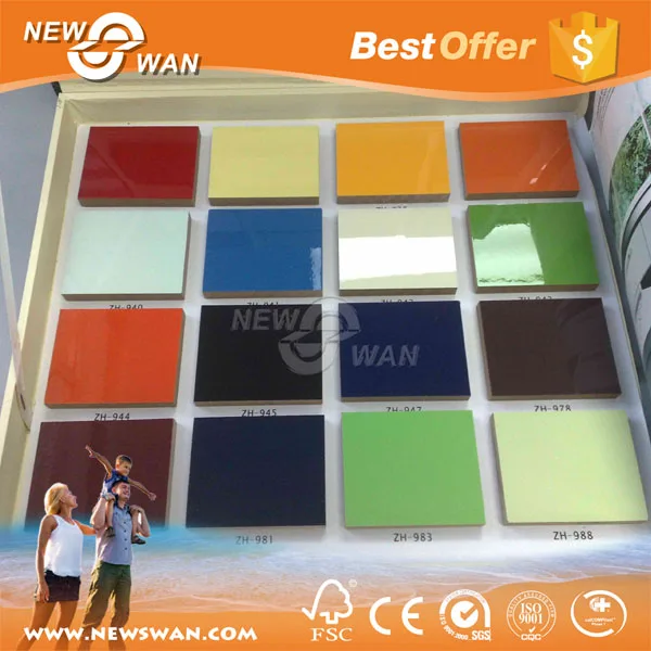 High Gloss UV Lacquered MDF sheet / Flower Pattern Acrylic MDF Board