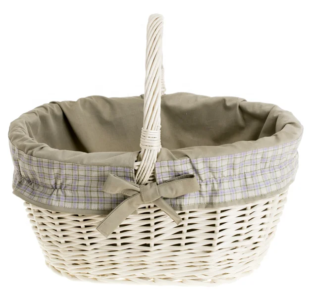 
Large grey color wicker baskets 