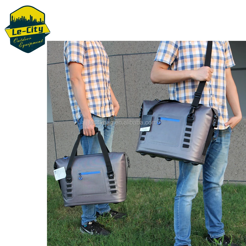 Radio frequency Heavy Duty TPU Soft side outdoor beer Insulated Tote Waterproof leak proof Cooler Bag