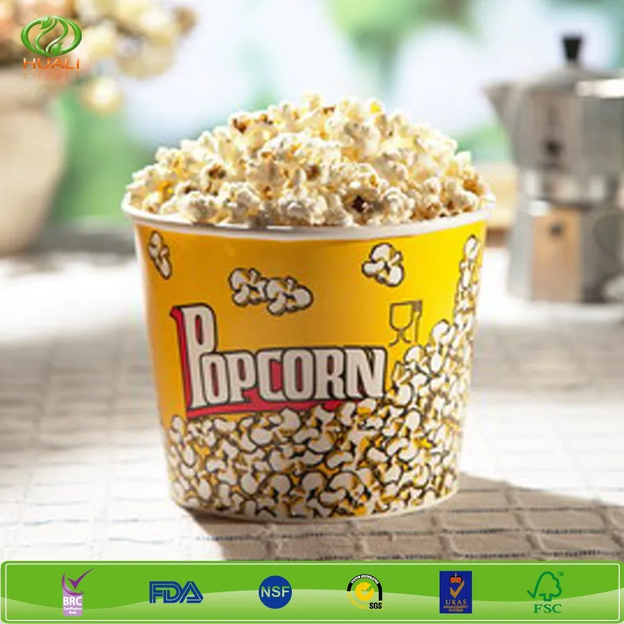 130oz large paper popcorn box