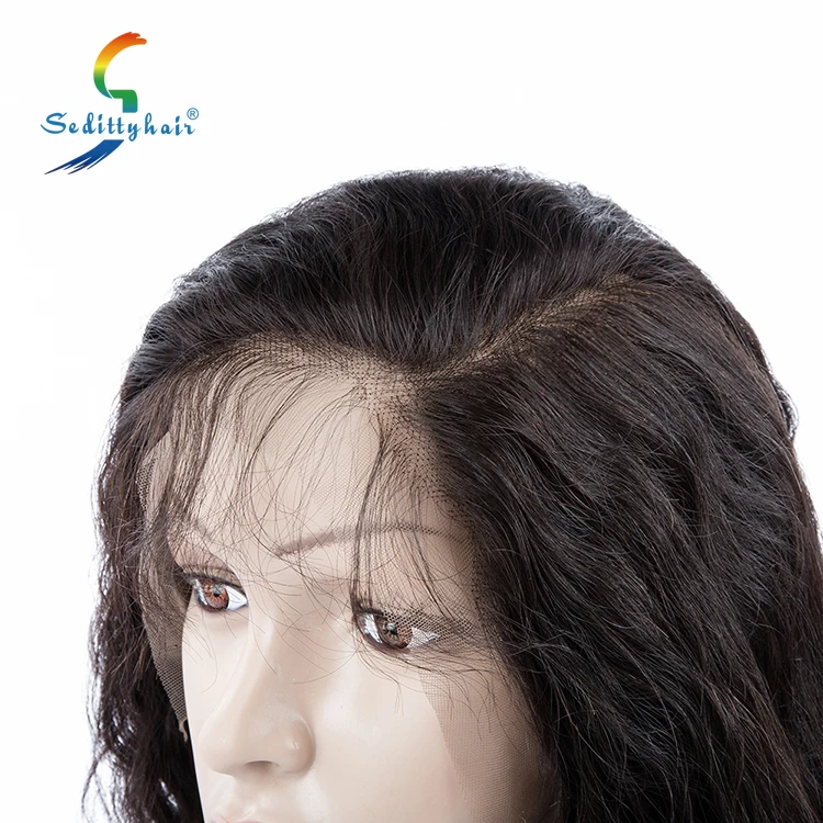 Cheap HD cap black women swiss human hair ombre 360 lace frontal wig