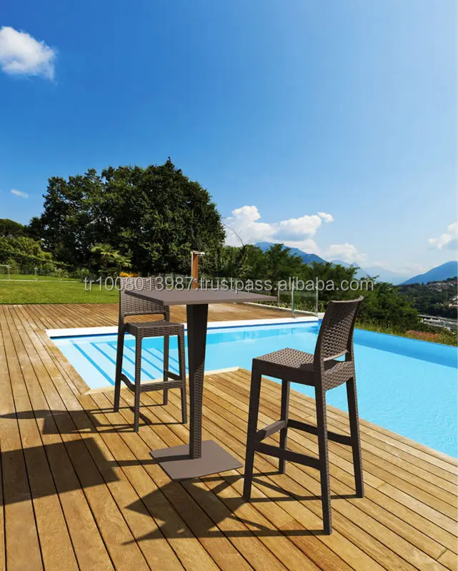 OUTDOOR RATTAN BAR STOOLS (REZZEDESIGN)