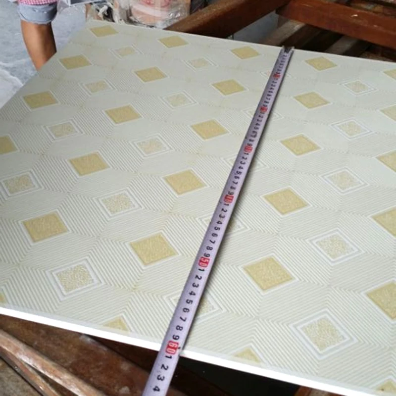 Aluminium foil backed pvc coated gypsum ceiling board