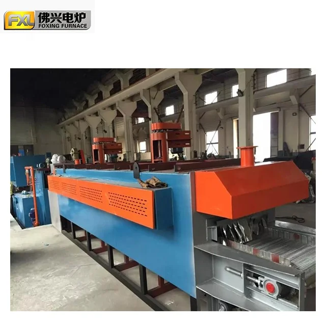 RWQ-120-10 Continuous mesh belt conveyor heating treatment furnace