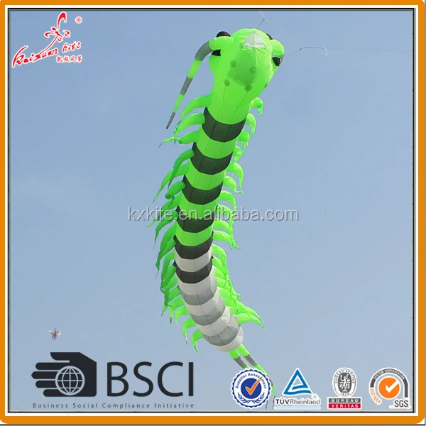 Giant flying inflatable caterpillar kite from chinese kite factory