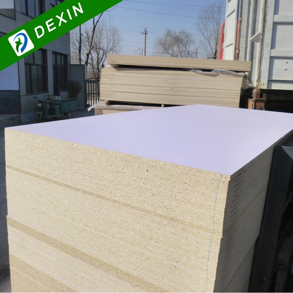 12mm, 15mm, 16mm, 18mm and 25mm White Melamine Faced Particle Board for Cabinet