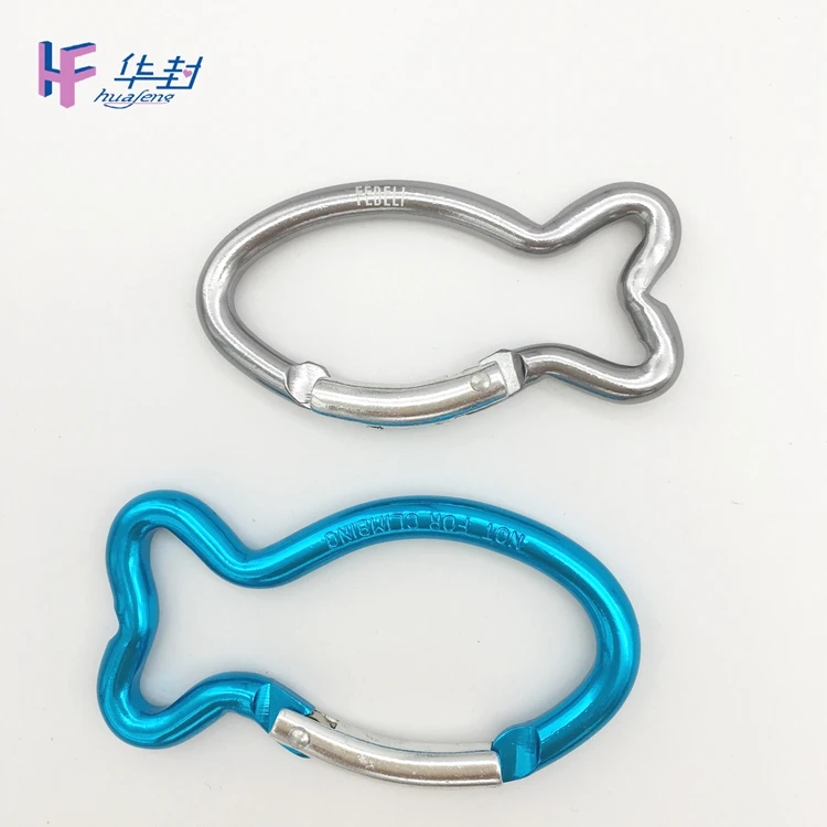 Bulk wholesale stainless steel small animal shaped carabiner