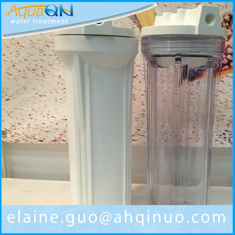 Корпус водяного фильтра 10/белый и прозрачный корпус водяного фильтра 10 дюймов (завод)