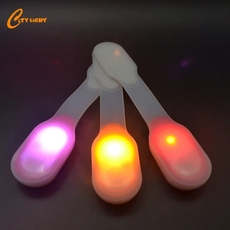 2 kinds light silicone magnet led light clip for promotion