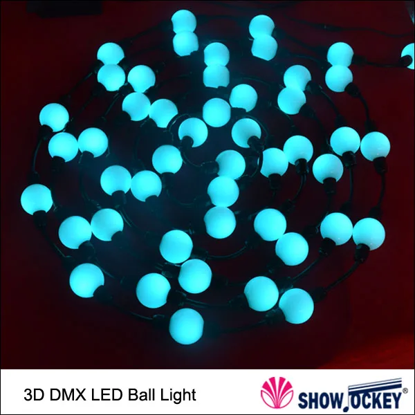 Многоцветный Открытый Висит RGB DMX светодиодные шары