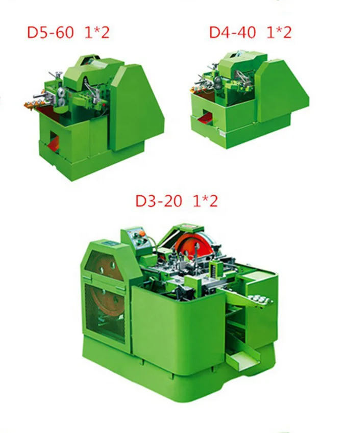 High Speed And Full Auto Small Screw Bolt Fastener Making Cold Heading Machine