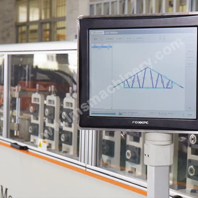 
steel frame machine - LGS, LSF frame 
