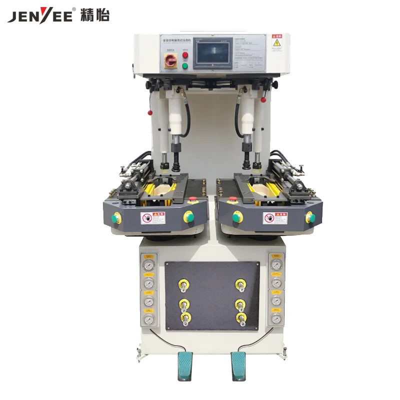 JY-989EX fully automatic shoe making machine footwear making machine oil hydraulic shoe sole attaching pressing