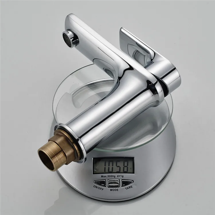 
Cheap deck mounted single handle brass bathroom chrome taps in pakistan 