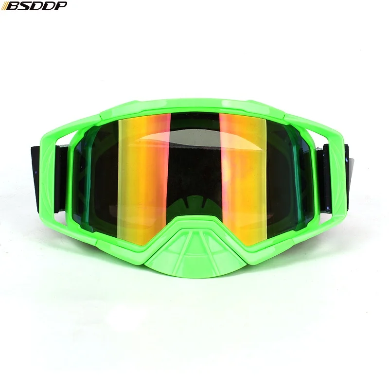 
Motor Motorcycle Ski Goggles Layers Anti UV Motocross Off-Road helmet Mask Glasses Bike Skiing Lens men women Black White Red 