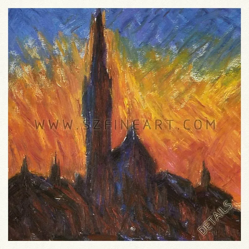 Reproduction Claude Monet Canvas 100% Handmade Impressionist Oil Painting