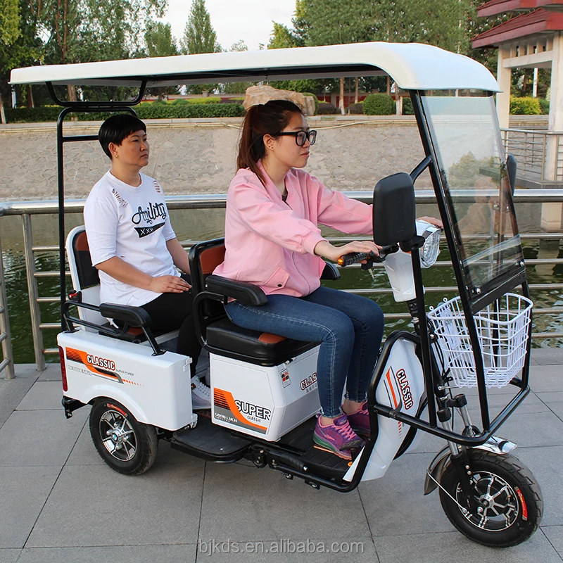 Лидер продаж, 3 трицикл трехколесный грузовой погрузчик 48В одиночный сиденья трехколесный велосипед Электрический трехколесный велосипед для людей с ограниченными возможностями и пожилыми людьми