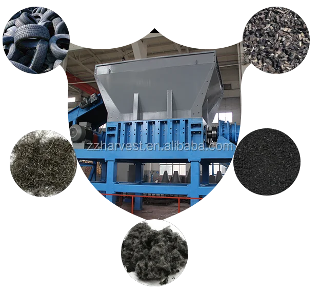 TS-2400 tire shredder car crushing machine shredder vehicle