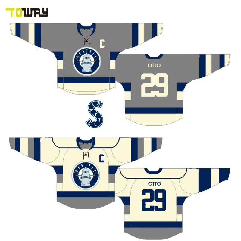 sublimated custom reversible team set hockey jerseys