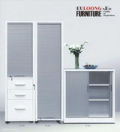 New Fashion Locked Shoe Rack Cabinet with Plastic Roller Shutter Door and Adjustable Shelf