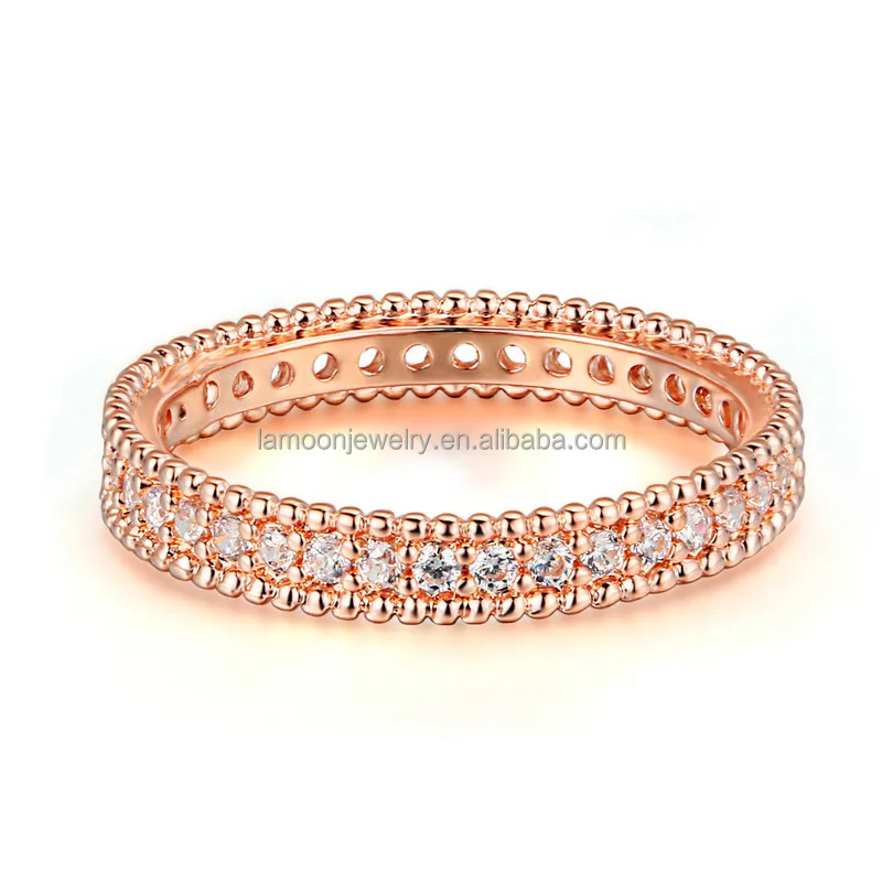 Наивысшего качества; Классическая, покрытой 18 К золотом и с покрытием из белого золота CZ бриллиант обручальное кольцо для женщин, оптовая R490