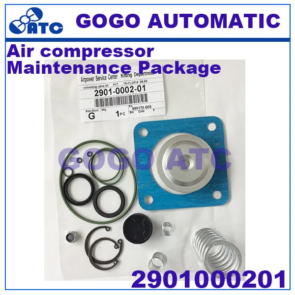 High quality Maintenance Package 2901000201 Repair parts Air compressor Unloading valve maintenance package